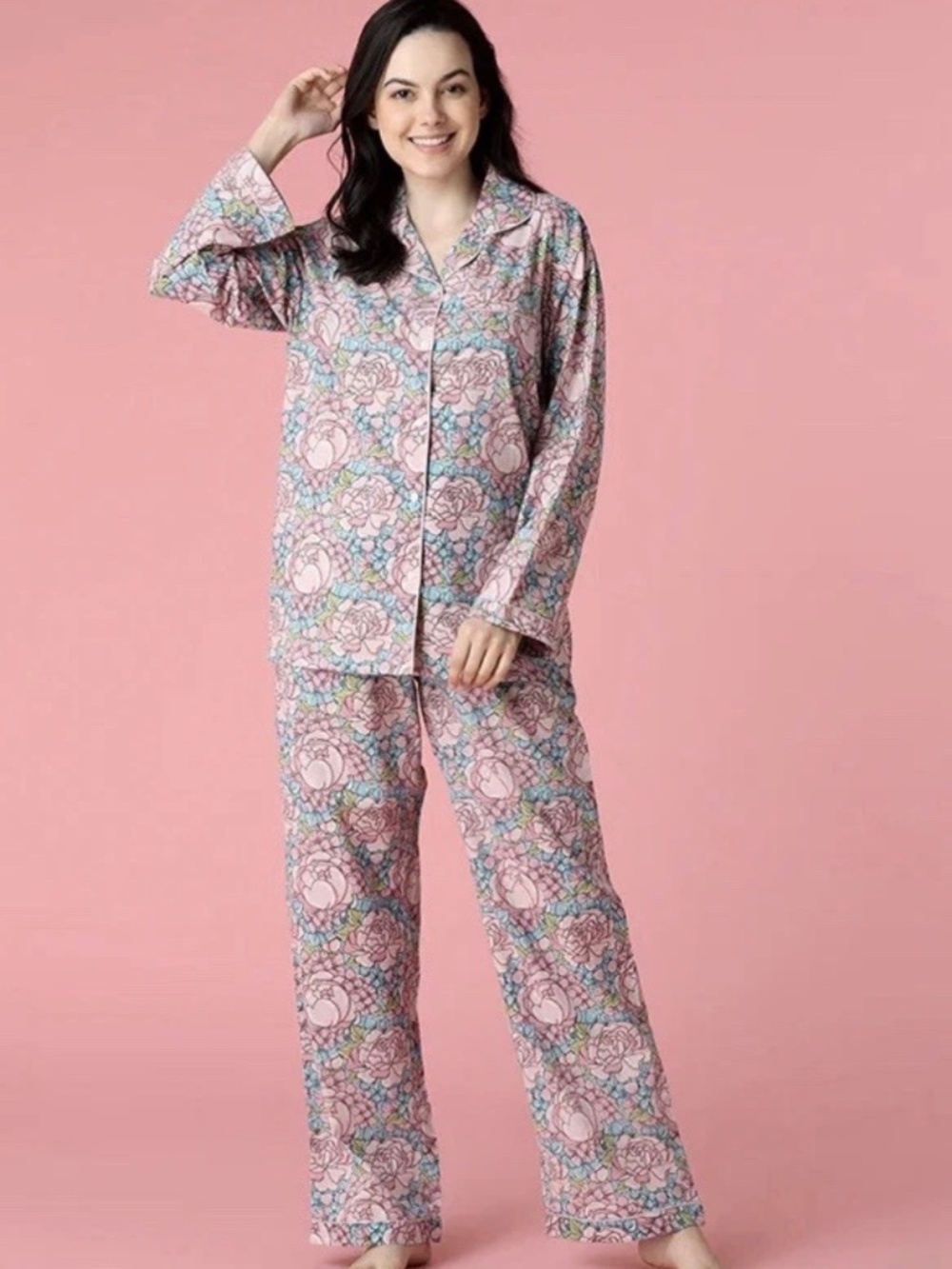 NWOT Mahogany Store Trish 2 pc PJ pajama Set Small